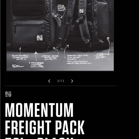 Black Backpack - Picture 3 of 5